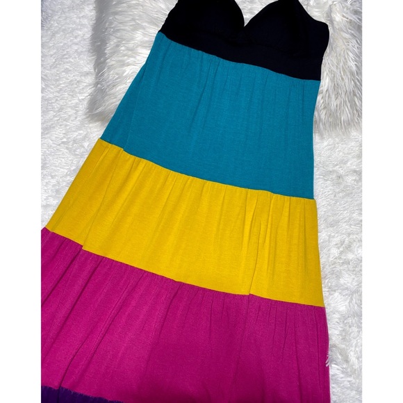 Multicolor maxi dress 💗💜 - Picture 2 of 8